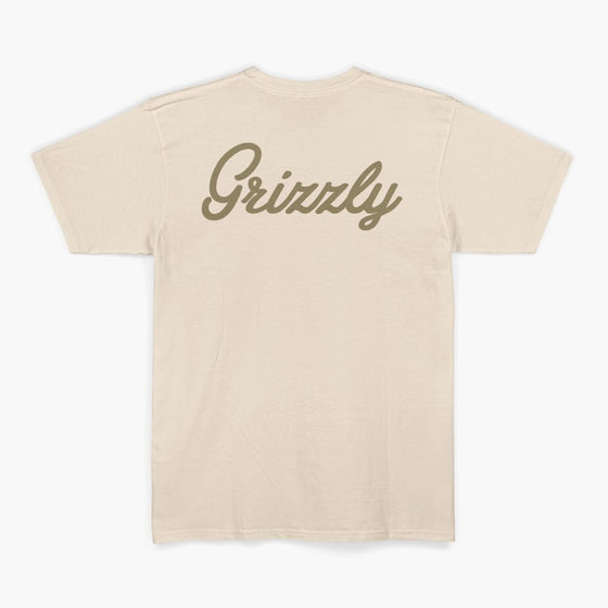 Camiseta Grizzly Back Script Logo Tee