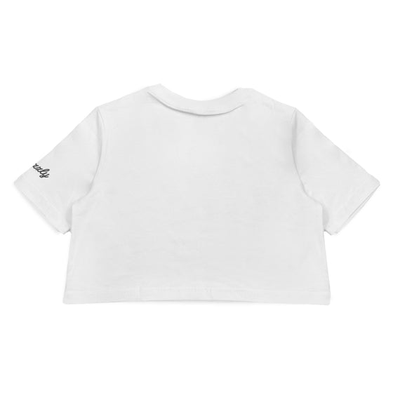 Cropped Feminino Grizzly Script Sleeve Tee