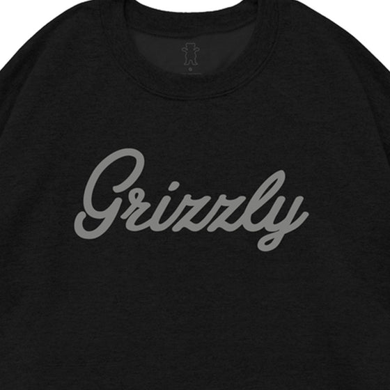 Moletom Grizzly Script Logo Crewneck