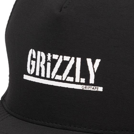 Boné Grizzly Og Stamp 5 Panel Aba Curva Snapback